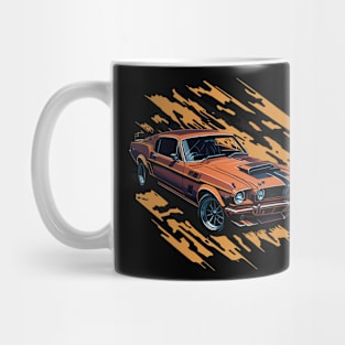 Ford Boss 302 Mustang Vintage Car Art Mug